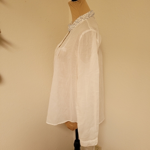Textile by Elizabeth and James White Blouse - Picture 4 of 6